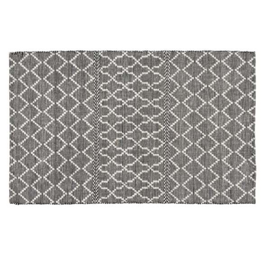 Sonora Black/Ivory In/Out Rug 2' x 3'