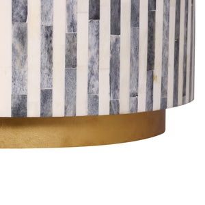 Inlay Round Accent Table
