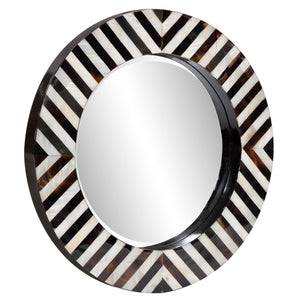 Julianna Round Inlay Mirror