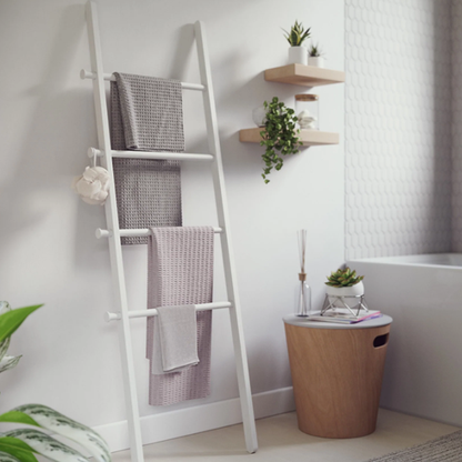Leana Decorative Ladder - White