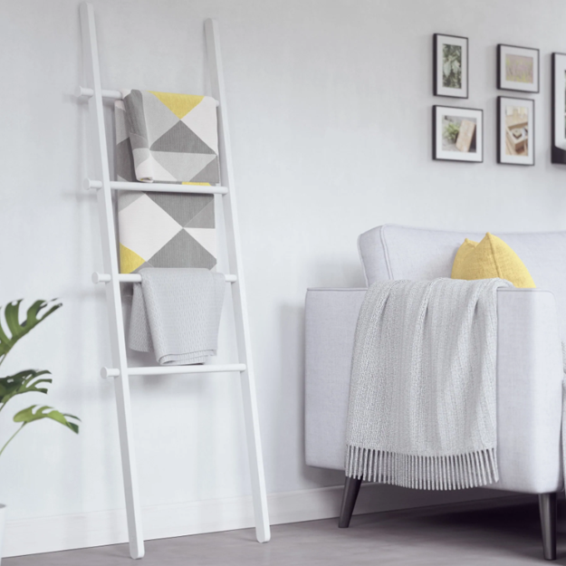 Leana Decorative Ladder - White