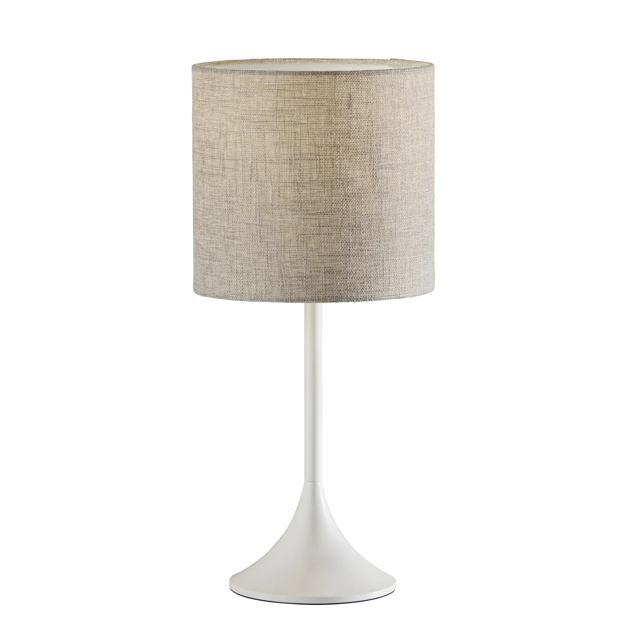 Leslie Table Lamp - White