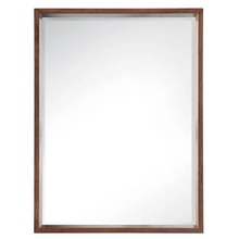 Load image into Gallery viewer, Milan 23.6&quot; Rectangular Cube Mirror - Walnut
