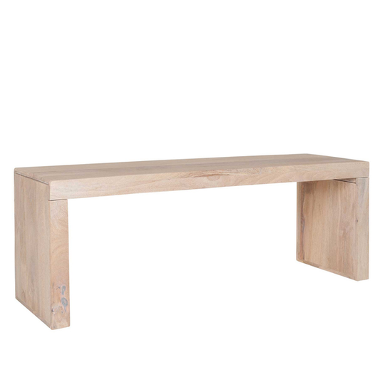 Natural Mango Wood 51" Bench