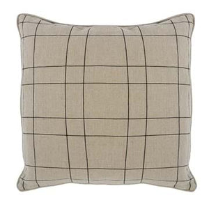 Mira Natural/Black Pillow 26 x 26