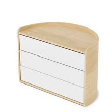 Load image into Gallery viewer, Moona Swivel Storage Box - Natural/White
