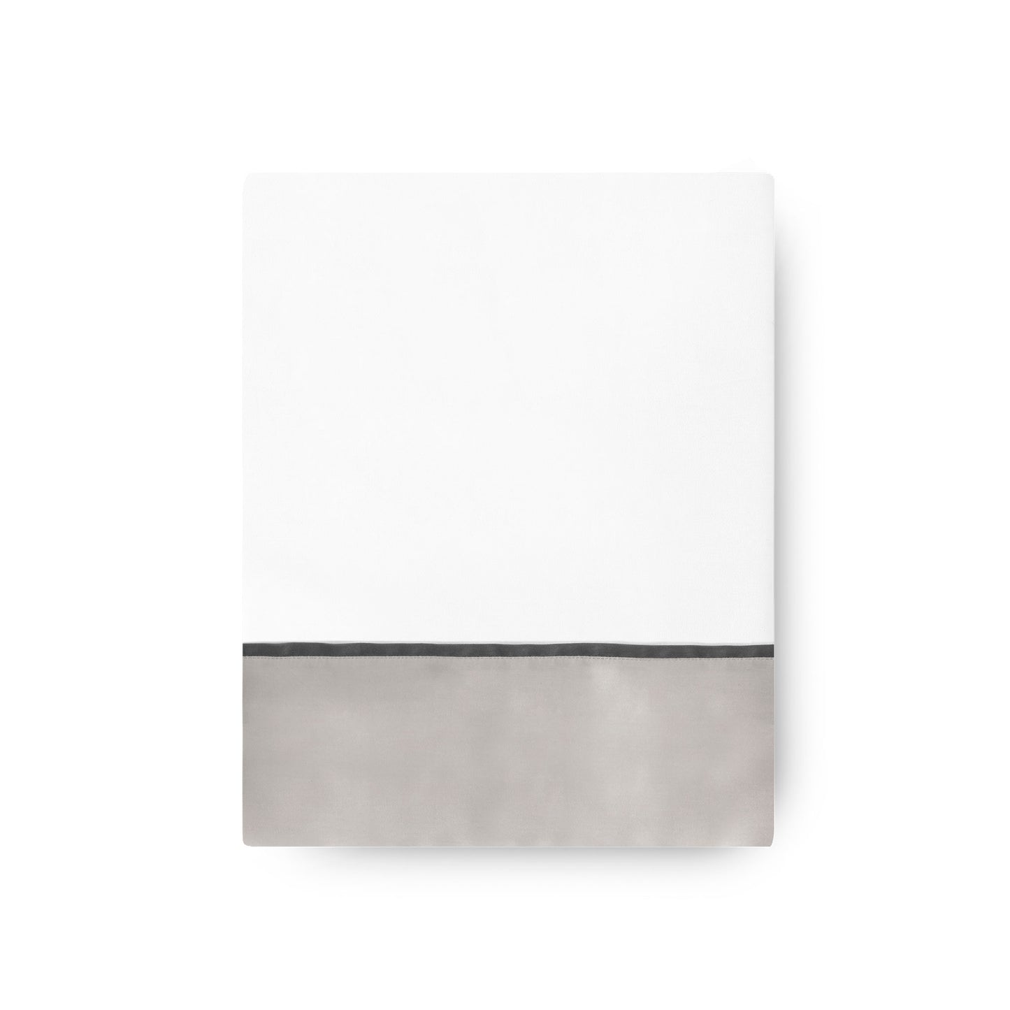 Ovar White/Grey Flat Sheet