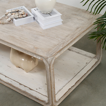 Load image into Gallery viewer, Peking Ming Coffee Table with Whitewashed Base
