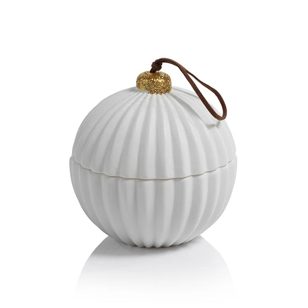 Porcelain Ornament Candle - Siberian Fir