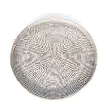 Load image into Gallery viewer, 20&quot; Round Tray with Handles, Whitewash
