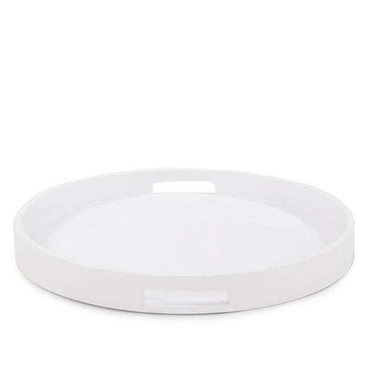 Round White Tray (Large)