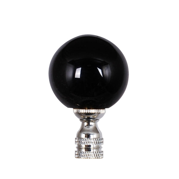 Black Crystal Finial - XL
