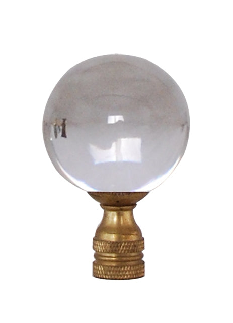 Crystal Ball Finial, Gold - XS