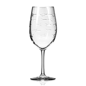 All Purpose Wine Glass, School of Fish