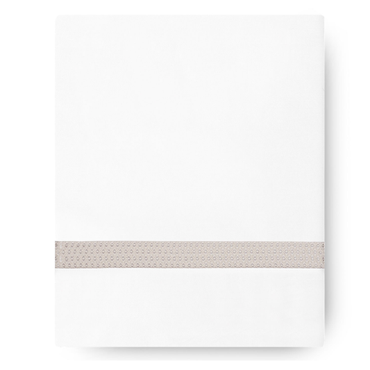 Sónia King Flat Sheet - Pale Grey
