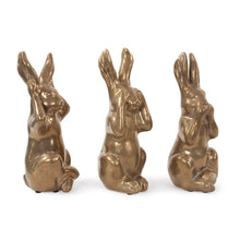 Load image into Gallery viewer, See, Hear, Speak No Evil Bunnies
