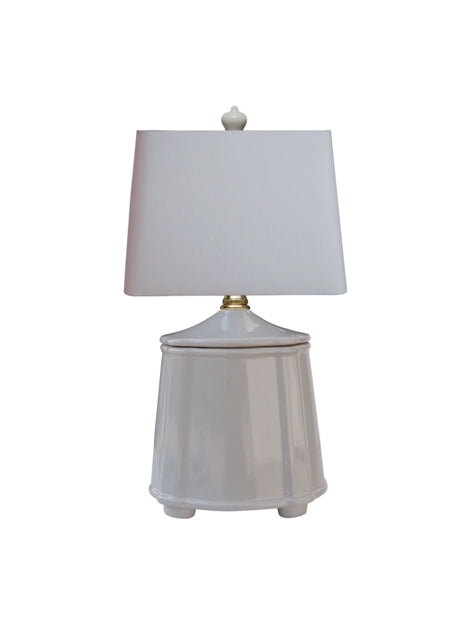 Tea Caddy Mini Lamp, Grey