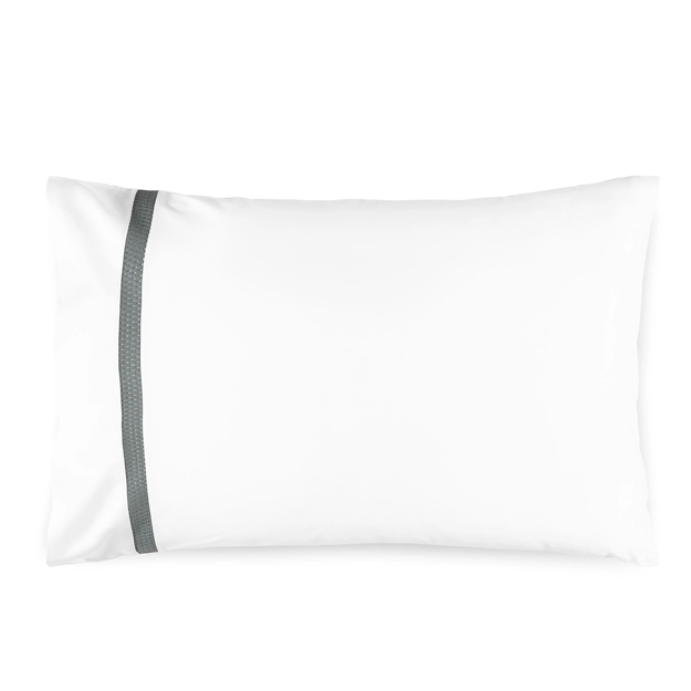 Sónia Standard Pillowcase Pair - Pewter