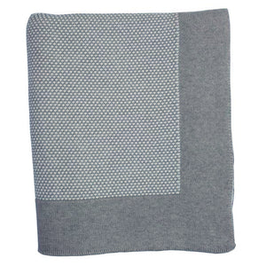 Eka Stipple Throw -  Light Grey