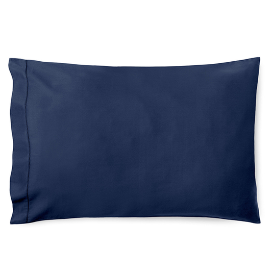 Suave Satin Stitch Pillowcase Pair, Midnight Blue