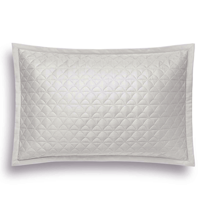 Suave Quilted Standard Single Sham - Cool Grey