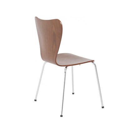 Tendy Pro Stacking Side Chair - Walnut