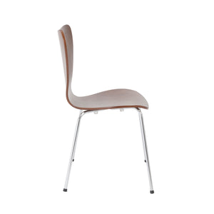 Tendy Pro Stacking Side Chair - Walnut
