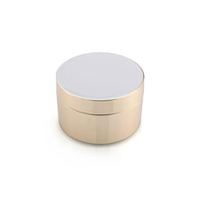 Load image into Gallery viewer, 3&quot; White Enamel Top Trinket Pot - Gold
