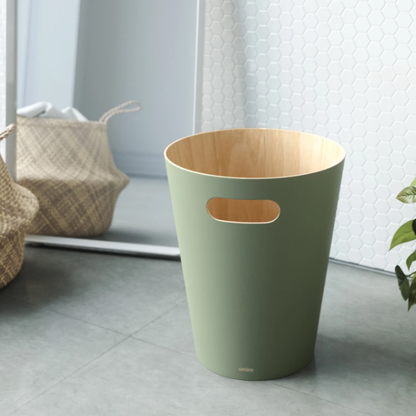 Woodrow Waste Basket - Spruce