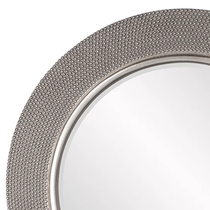 Yukon Round Mirror Silver