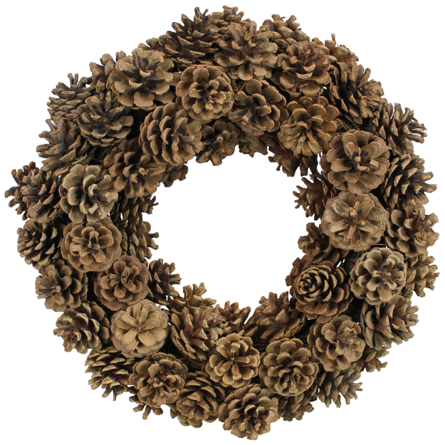 Aspen Wreath - Pinecones