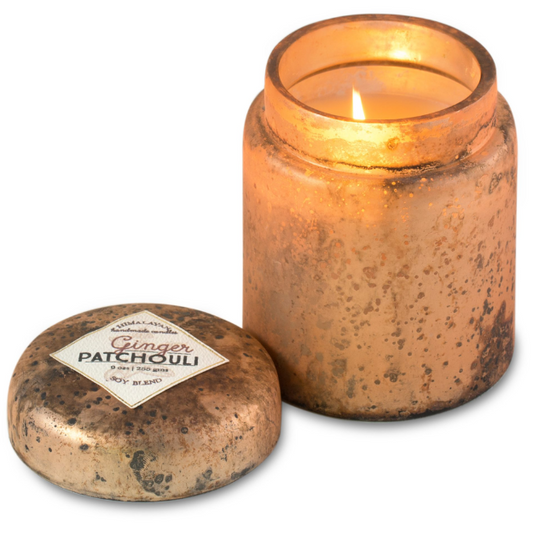 Blush Mountain Fire Pot Scented Candle - Ginger Patchouli