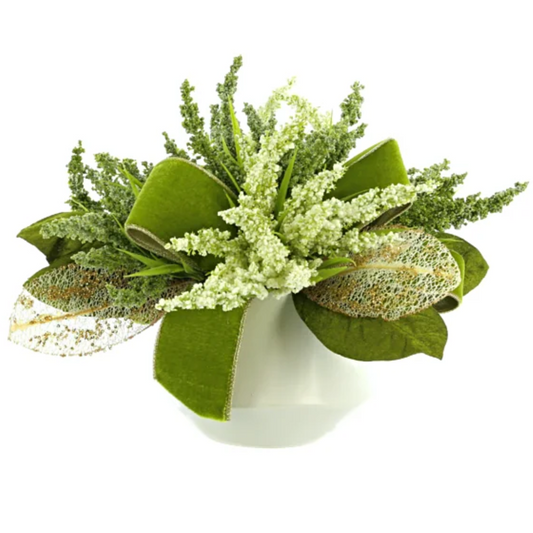 Holiday Heather Floral Arrangement in Pot