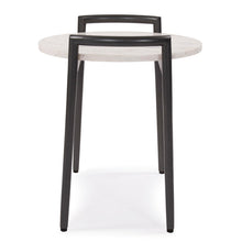Load image into Gallery viewer, Round Steel and Marble Side Table
