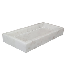 Load image into Gallery viewer, Small White Marble Tray
