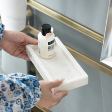 Load image into Gallery viewer, Small White Marble Tray
