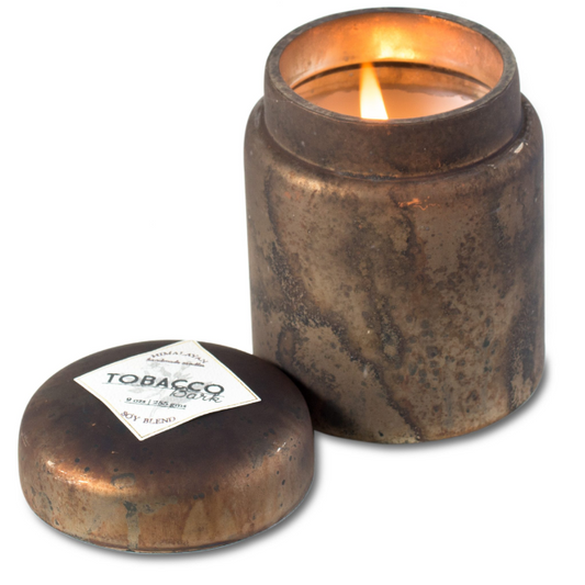 Smoke Mountain Fire Pot Candle - Tobacco Bark